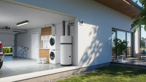 daikin altherma klimeo waermepumpe garage